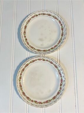 Pope-Gosser 1941 Lurie Pattern Dessert Plates Set of 2